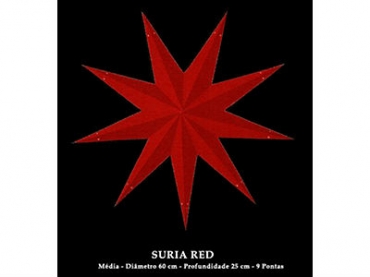 Candeeiro Estrela Starlightz Suria Red